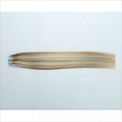 #P18/613 Blonde Highlight Tape In Hair Extensions Invisible Tape Hair