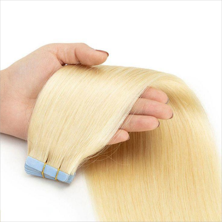 #613 Blonde Tape In Hair Extensions Human Hair Extensions