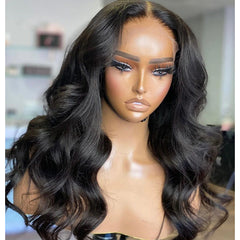 Easy-Wear Glueless 6x5 Pre-Cut Lace Straight  Bob Wig With Bleached Knots - Human Hair In Natural Black With Color Choices