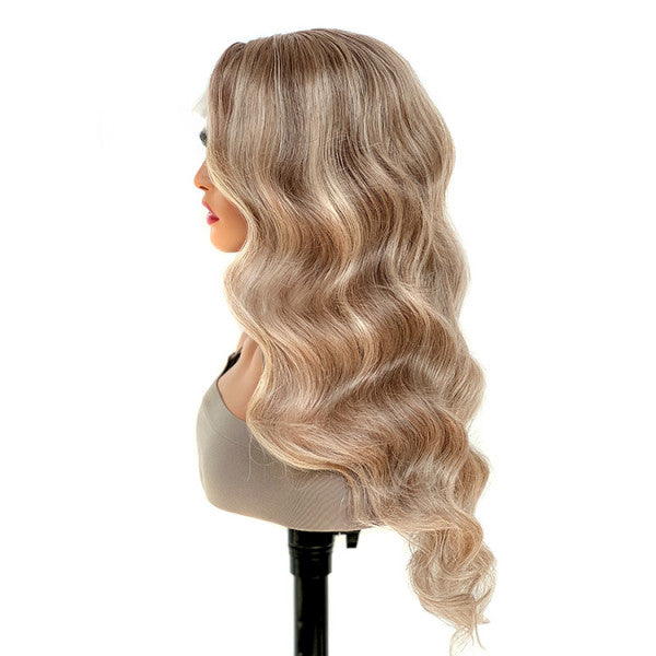 13x4 Lace Frontal Sunrised P10/16 Highlight Body Wave Pre-Everything Wig For Summer Style