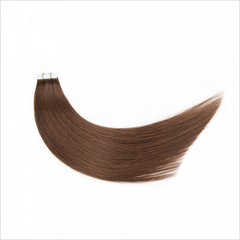 #4 Brown Tape In Hair Extensions Straight Human Hair