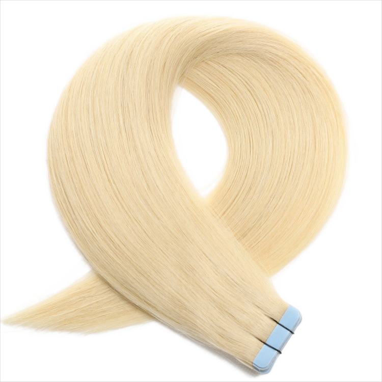 #613 Blonde Tape In Hair Extensions Human Hair Extensions